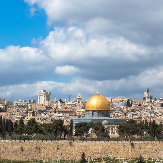 Slider Blick auf Jerusalem